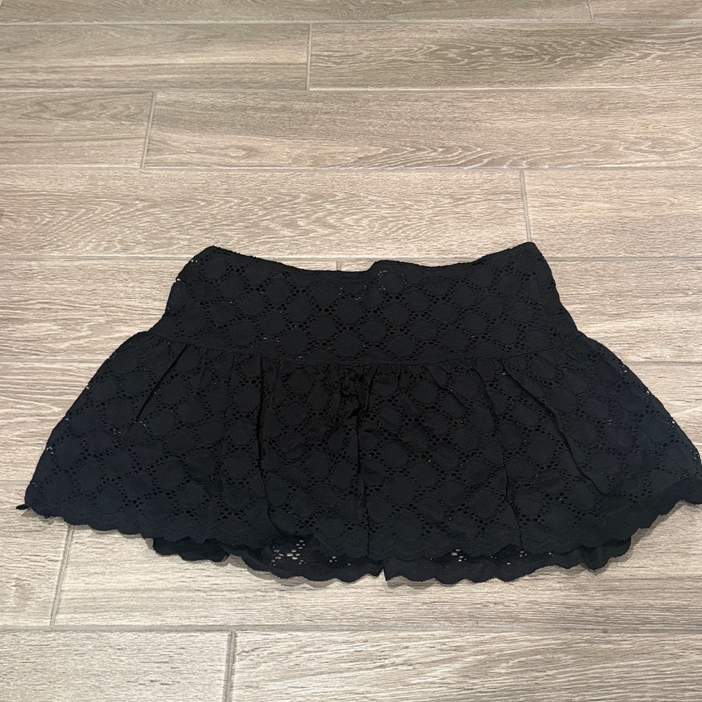 J Valdi Women’s Black Coverup Skirt Size M - Picture 2 of 6